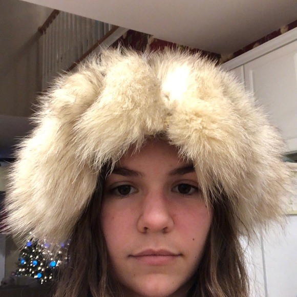 Vintage real fox fur hat main image 5